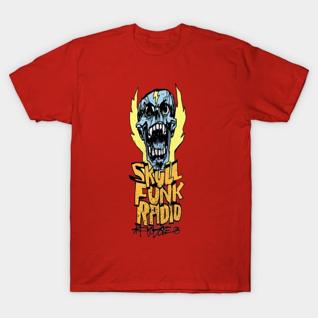 SKULL FUNK RADIO 2 T-Shirt by Jim Mahfood